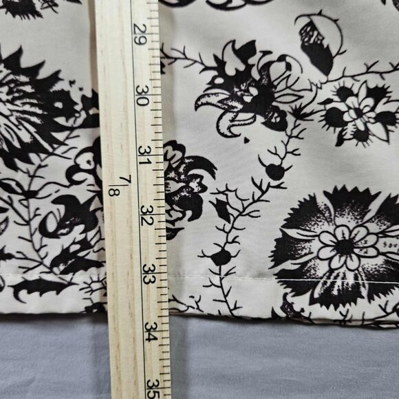 Womens Brylane Woman Collection Patchwork Pattern Long Sleeve Button Top 3X - Picture 8 of 11